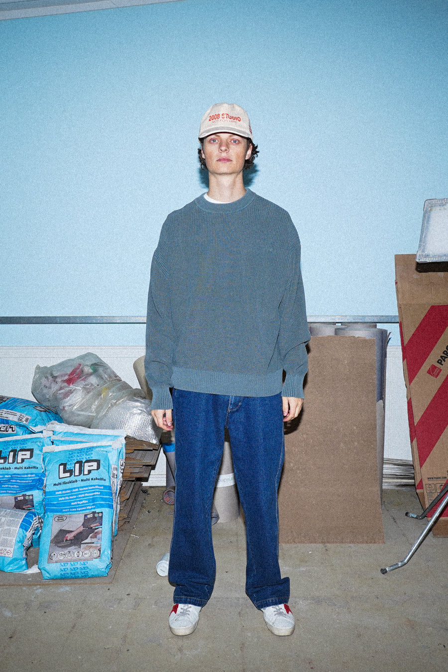 sweater [steel blue]