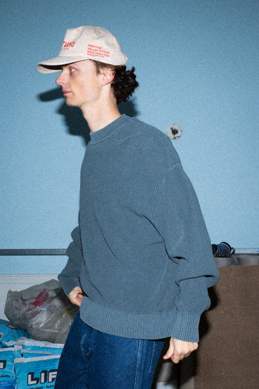 sweater [steel blue]